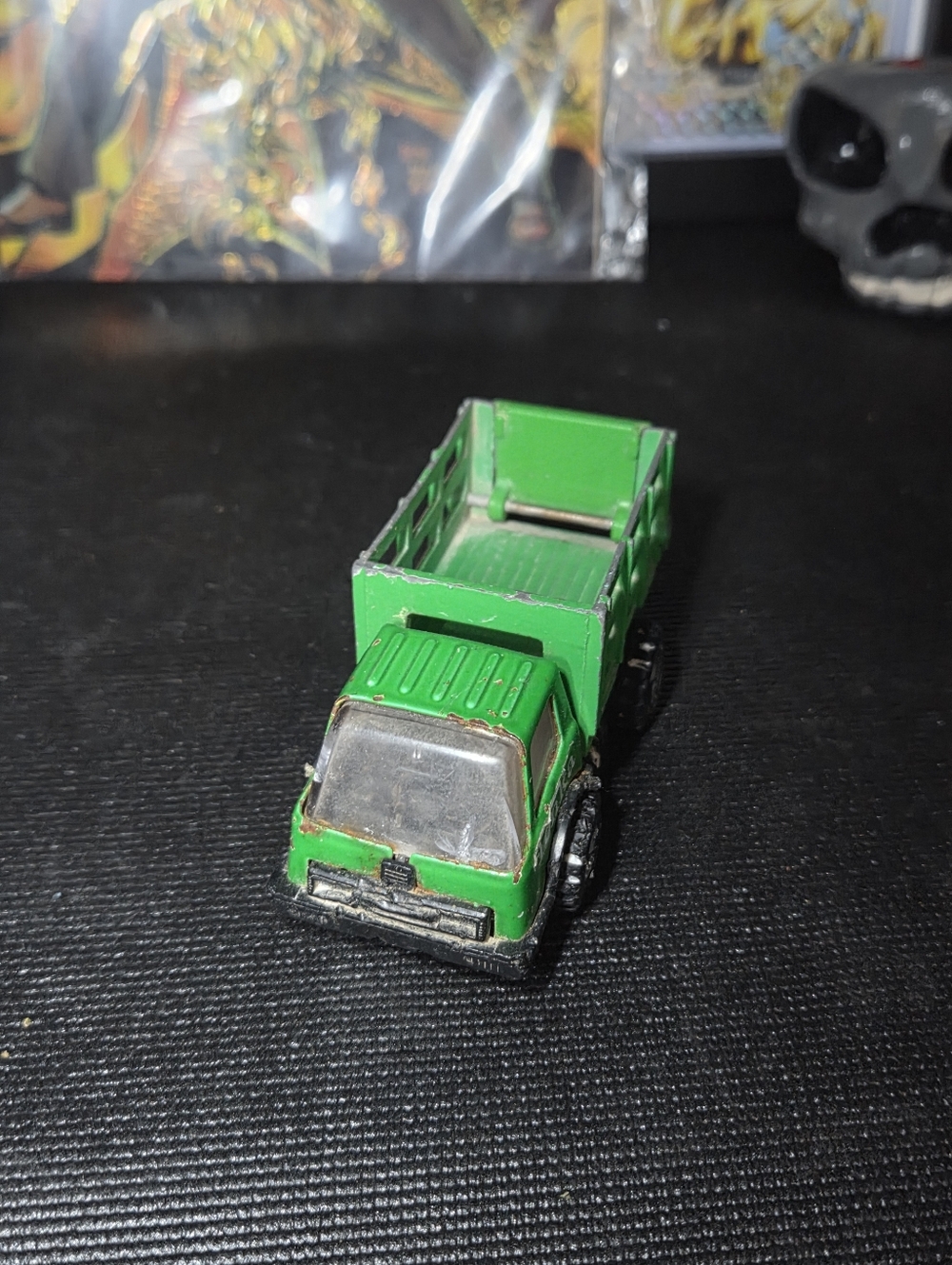 Vintage Tonka Green Truck 4" Opening Tail Gate Made In Japan Read Disc